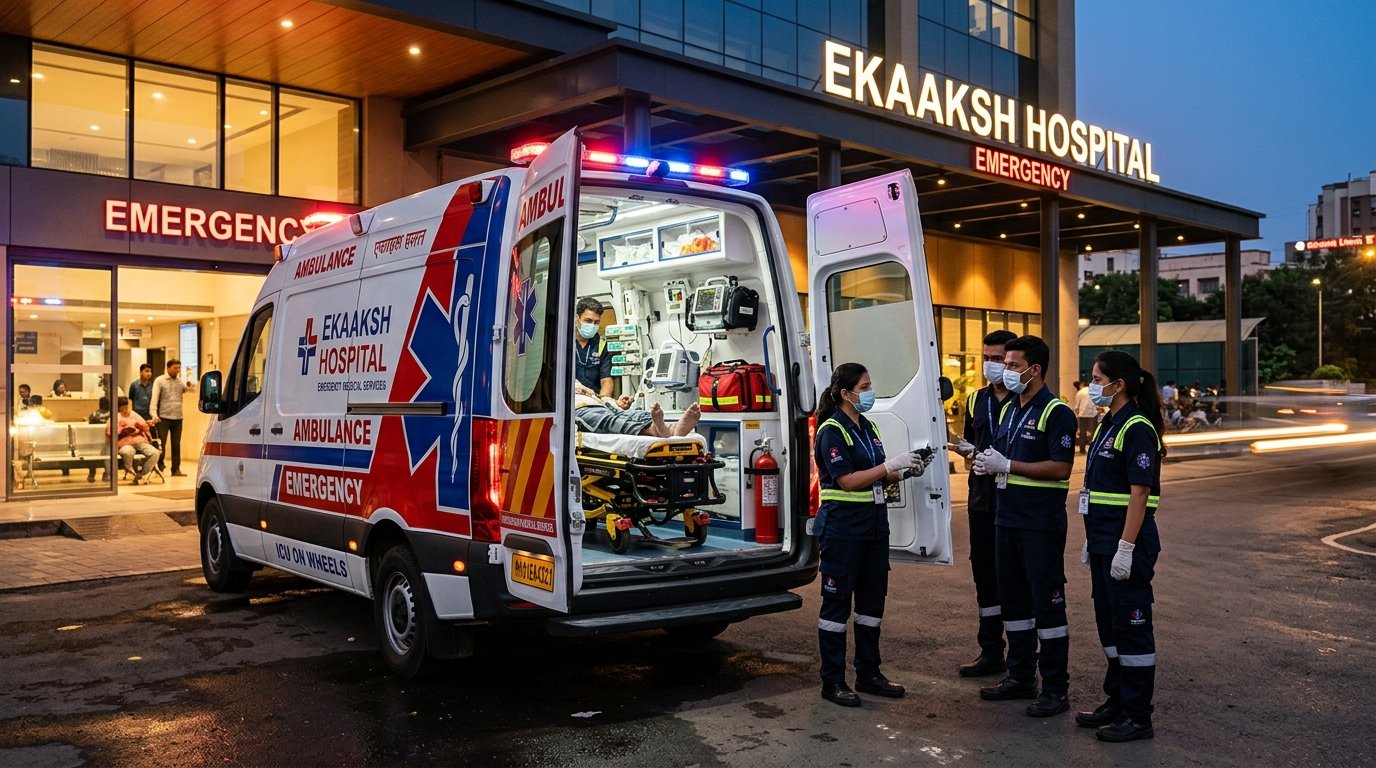 Ekaaksh Healthcare Emergency Ambulance